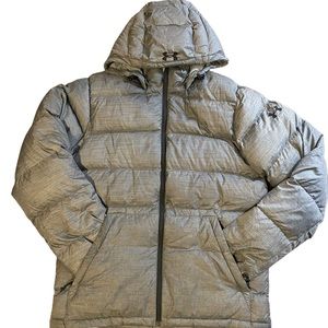 Under Armour Mens Down Storm Jacket Size Medium 700 Fill Power Bomber
